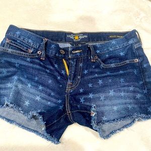 Authentic Lucky Brand shorts size 2/26 99% cotton 1% spandex.